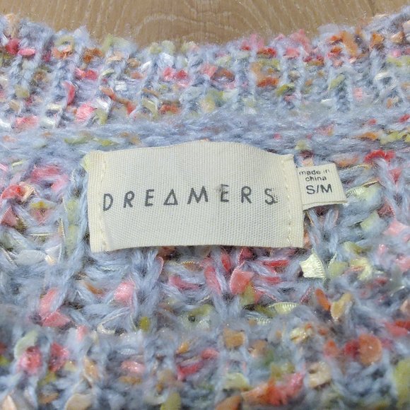 Dreamers Pastel Pink, Light Blue, Silver and Purple Toned Sweater - Picture 3 of 6
